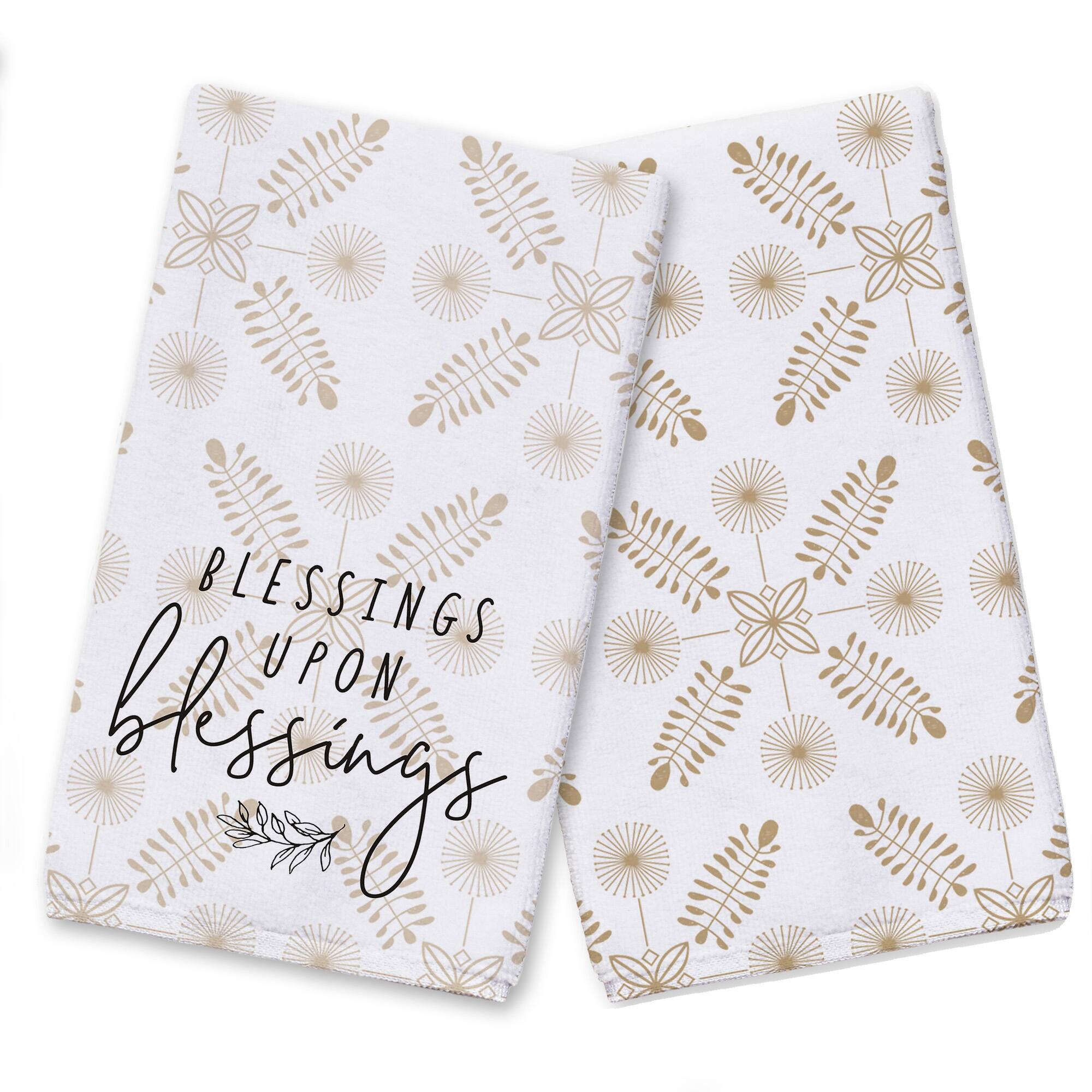 Blessings Upon Blessings Tea Towel Set